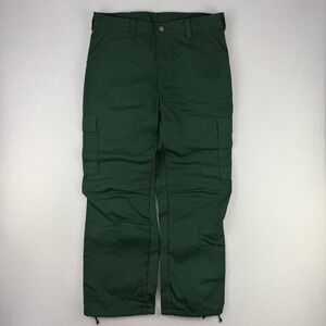 Vintage FSS Wildland Fire Fighting Nomex Pants Men 34x30 Green Cargo Workwear